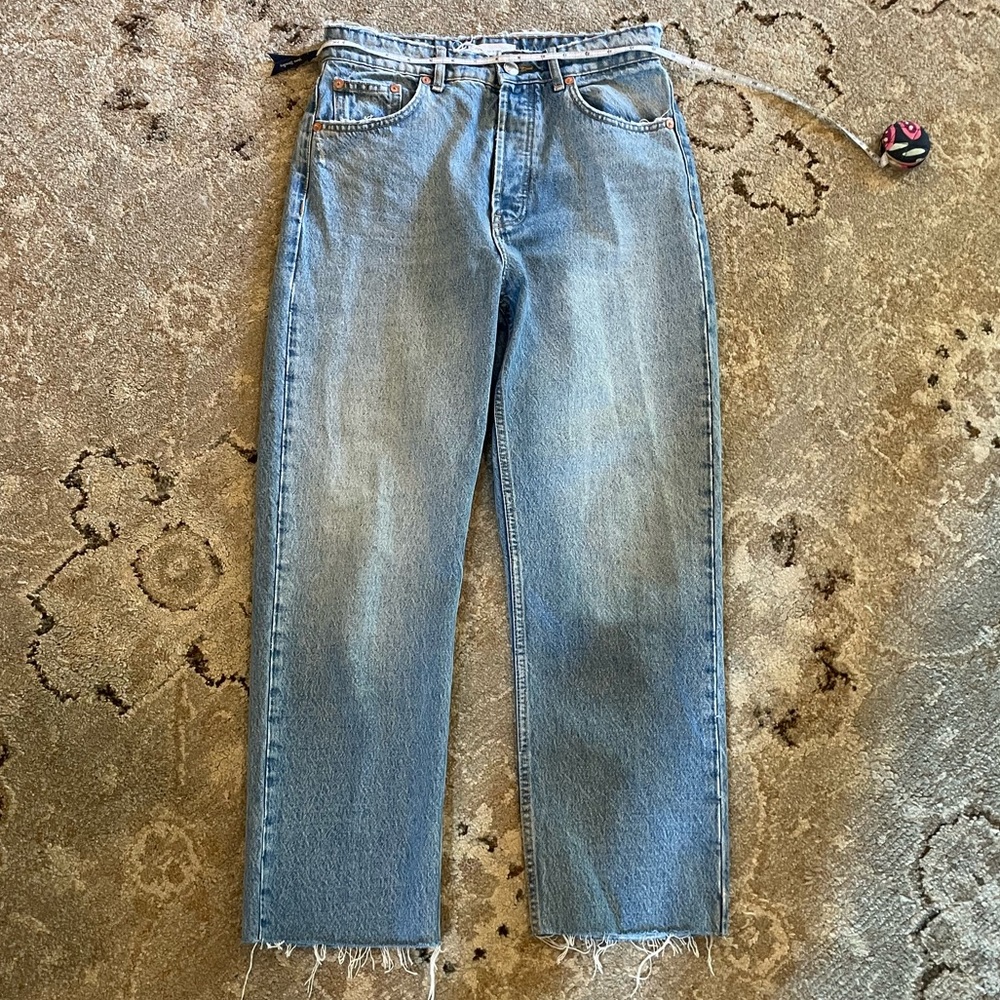 Zara straight leg jeans Size 8